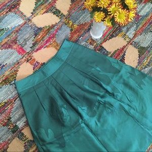 Unique Toi et Moi, Teal A-Line Skirt